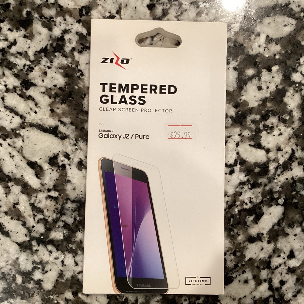 Zizo Tempered Glass Screen Protector Galaxy J2/Pure 9H Hardness